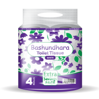 Bashundhara Toilet Tissue 4 Pcs Savings Pack