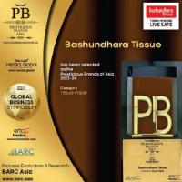 Bashundhara Tissue awarded Asia’s prestigious brand