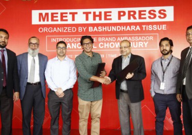 Chanchal Chowdhury becomes Brand Ambassador for Bashundhara Tissue