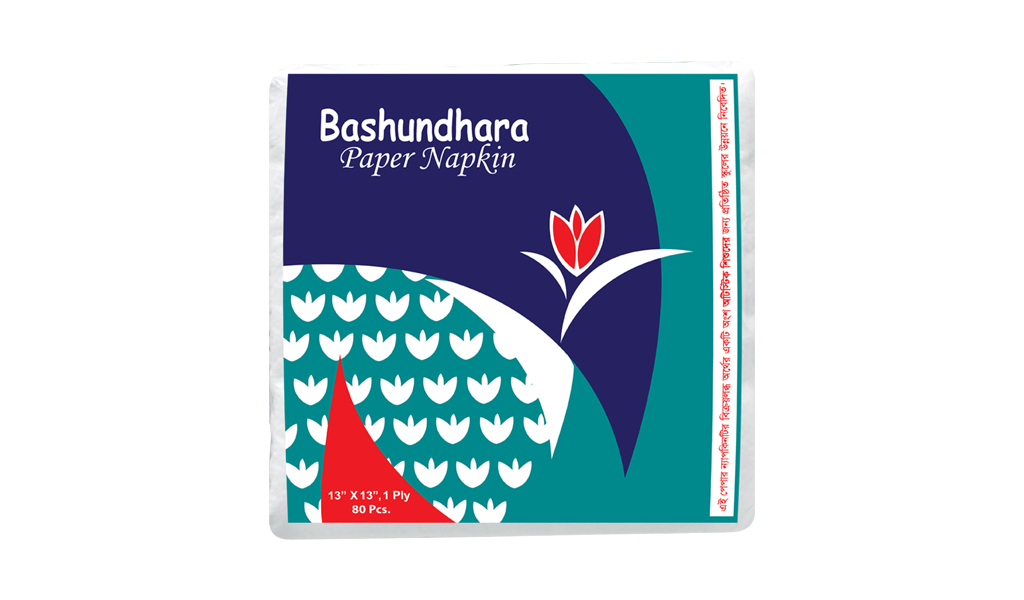 Bashundhara Paper Napkin (80 Pcs, Non-Perfumed)