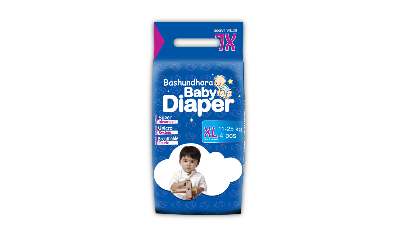 Bashundhara Baby Diaper-Mini Series (XL)